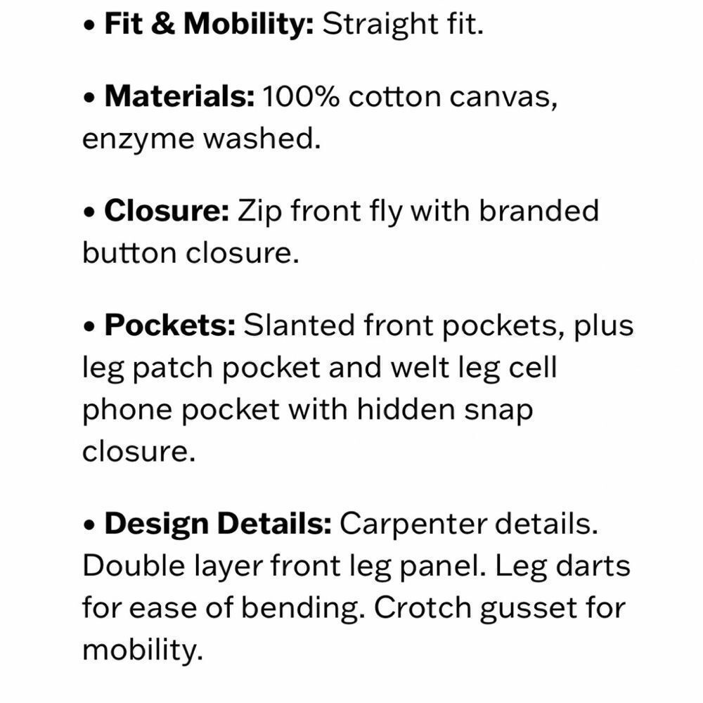 🔥HARLEY-DAVIDSON MENS Rugged, Mechanic woven pants. Limited edition, 32x34 - Picture 13 of 13